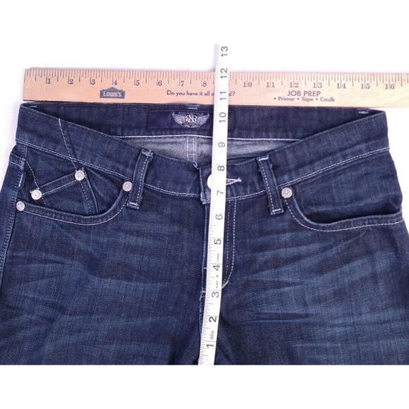 Rock & Republic Kassandra Dark Wash Stretch Embellished Sz 28 - Picture 10 of 12